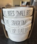 Mud Pie Ceramic Ramekin 3PC Set Cups New. Fixed Price $19.99.
