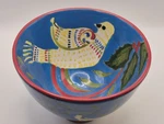 Kate Mcrostie Handpainted Ceramic Bowl Dish Bird & Holly Creative Co-op. Fixed Price $20.98.