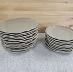 Le Faubourg Portugal Set 14 Dinner & 9 Salad Scalloped Edge Olive. Fixed Price $200.00.