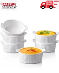 Delling Ramekins With Handle, 6 Pack Bowls For French Onion Soup, Pot Pie,. Fixed Price $43.99.