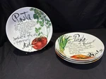 Euc Nwot Set Of 4 Mint Rosanna Pasta Italiana 8.25" Bowls Fine Bone China X3. Fixed Price $45.99.