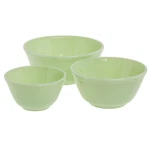 Mosser Glass Jadeite Green Vintage Mixing Bowl Set. Fixed Price $109.00.