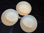 Ralph Lauren Club Porcelain 6.25 White Cereal Soup Bowls Set Of 3. Fixed Price $75.00.