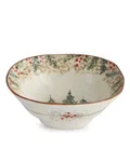 Arte Italica Natale Set Of 5 Individual Pasta Bowls. Fixed Price $174.99.