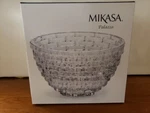 Mikasa Palazzo 9" Crystal Bowl, Nib #5116398 Centerpiece And Serving. Fixed Price $45.00.