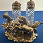 Rare 1991 Arthur Court Horse Salt And Pepper Shakers - Equestrian Collection. Fixed Price $42.99.