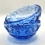 Pioneer Woman Dipping Bowl Condiment Prep Mini Blue Glass Set Of 2. Fixed Price $19.99.