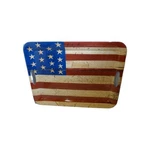 Warren Kimble Sakura 1997 "colonial" American Flag Melamine Large Server Tray. Fixed Price $44.98.