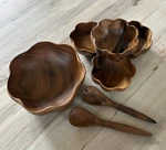 Pacific Merchant Acaciaware Wooden Serving Bowl Set (7) Sustainable. Fixed Price $17.16.