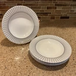 Studio Nova Bridges 9 Rimmed Soup Bowl Set Of Fine China By Truck Y2450. Fixed Price $31.49.