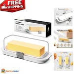 Dishwasher Safe White Butter Dish: Airtight Storage For East/west Coast. Fixed Price $14.69.