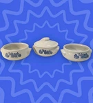 Vintage Pfaltzgraff Yorktowne 305Y Individual Bean Pots / Soup Crocks - Set Of. Fixed Price $32.00.