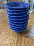 Lot Of 10 N33038 Carlisle Sierrus Melamine Rimmed Nappie Bowl Oz Ocean Blue. Fixed Price $19.99.