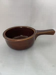 Cac China Stoneware French Onion Soup Bowl W/handle Ceramic Crock Chili. Fixed Price $11.50.