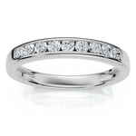1/4CT Diamond Channel Set Wedding Stackable Band 14K Gold Or Platinum Lab Grown. Fixed Price $488.75.