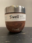 New Swell Eats Insulated Food Bowl 16OZ Triple Layer Thermal Leak Free Teakwood. Fixed Price $22.00.