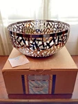 Alessi Stainless Steel Cactus, Fruit Bowl - Nib. Fixed Price $129.00.
