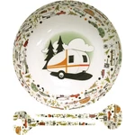 Camping With Servers Set - 11.8 X Melamine Bowls For Salads, Popc.... Fixed Price $52.09.