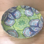 Better Homes & Gardens 10 Inch Melamine Serving Bowl W/abstract Aztec Design. Fixed Price $8.21.