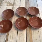 Vintage Mid Century Lot Of (12) Si Lite Bowls Brown Melamine **read Description*. Fixed Price $30.00.