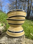 Park Designs Yellow Ware Collections Blue & White Banded Cereal Bowl Set Of 3. Fixed Price $49.95.