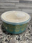 The Pioneer Woman Teal Yellow Floral Stoneware Large Storage Bowl 5" 2018DMT. Fixed Price $18.95.