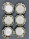 Sakura Debbie Mumm 12 Days Of Christmas Holiday Pear Salad Dessert Bowls 6PEICES. Fixed Price $40.00.