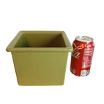 New Commercial Bugambilia Square Salad Bar Bowl, 1.8 Quart, Willow Green. Fixed Price $34.36.