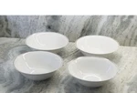 Royal Norfolk White Stoneware Bowls With Gold Rims, 2.5X7-IN. Classic. Fixed Price $39.88.