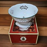 Spode 7 Christmas Tree Designed Pierced Edge Footed Compote Dish/bowl Nib. Fixed Price $26.82.