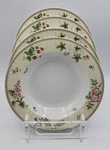 Wedgwood Fleur Large Rimmed Soup Bowls 9" Diameter Set Of 4 Read Blue. Fixed Price $53.24.