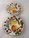 Tabletops Unlimited Fruit Medley 10 Pasta Bowls Mimosa Hand Painted. Fixed Price $29.95.