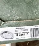 Wilton Armetale Scallop Small Oval B Serving Tray. New #356415. Fixed Price $49.00.