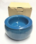 Tastefully Simple Blue Dip Chiller 2 Piece With Lid In Box. Fixed Price $18.99.