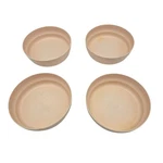 Set Of 4 Tupperware Classic Cereal Bowls #155 Pastel Pink - Bases Only No Lids. Fixed Price $9.99.