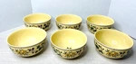 Waverly Garden Room Floral Manor 6 Pc Bowl Set Cereal & Serving Grapes Vines. Fixed Price $45.90.