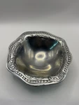 Elegant Silver-toned Decorative Bowl Ornate Scalloped Design Candy Dish. Fixed Price $9.99.
