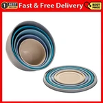 Mainstays Nonslip Nesting Plastic Assorted Mixing Bowl Set With Lids (10 Pieces). Fixed Price $24.99.