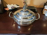 Vintage Christofle Albi Soup Tureen With Cover Model #4114423. Fixed Price $599.99.