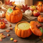 Lemonroad 2 Pack Pumpkin Soup Bowls With Lids 10 Oz Fall Ceramic For. Fixed Price $44.89.