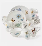 Lenox Butterfly Meadow Collection 24 Piece Dinnerware Set Plate Bowl Mug New!!!. Fixed Price $199.99.