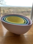 Target Home Pastel Easter Egg Nesting Melamine Bowls Set Of 4. Fixed Price $46.99.