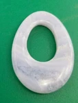 Antique White Quartz Hoop Stone Great For Earrings Pendant 1/ORDER #B730. Fixed Price $19.99.