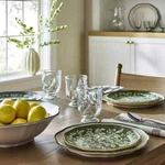 8.5 16PK Melamine Floral Salad Plates Green-treshold Designed With Studio Mcge. Fixed Price $39.99.
