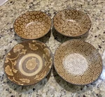 Sound Collection Miya Japanese Rice Noodle Matcha Bowl Set Of 4 Floral Porcelain. Fixed Price $69.95.