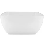 Squared Diamond White Bpa-free Melamine Serving Bowl, 10-1/2 Inches,. Fixed Price $81.00.