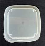 6.5 Clear Square Food Storage With Tab, Replacement Lid, Gourmac Berry Box. Fixed Price $16.99.