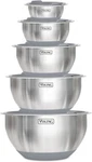 Viking Mixing Bowls SET,10 Piece Stainless Steel Kitchen Cookware,free Shipping. Fixed Price $110.35.