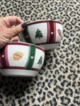 Set Of Pfaltzgraff Snow Bear 5 1/2" Soup Cereal Bowls (C2) Holiday Christmas. Fixed Price $13.43.