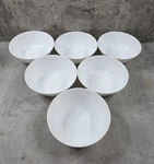 Ikea Oftast White Cereal Bowl 802.589.15 Retired Made In France - Set 6. Fixed Price $30.00.